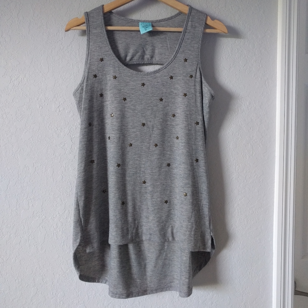 H.I.P Gray Tank Top with Embellishment